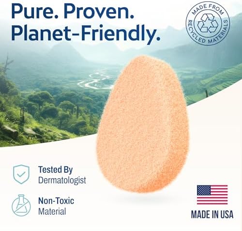 HartFelt 2ct Tear Drop Gentle Face Scrubber - Image 6