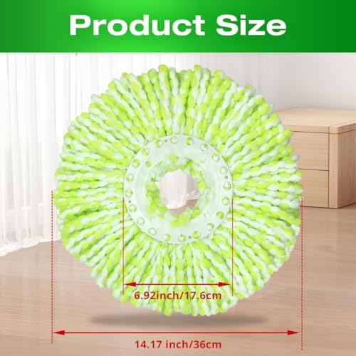 3 Pack Mop Head Replacement Compatible - Image 3