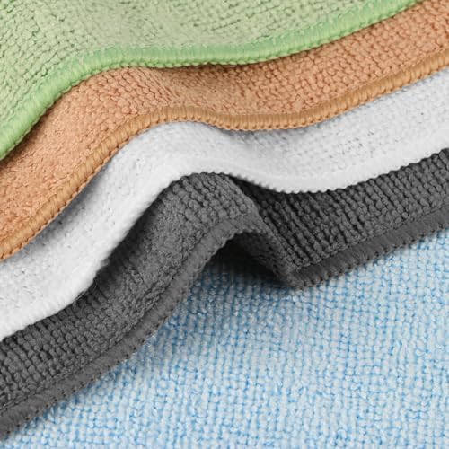 Orighty Washcloths Bulk, 50 Pack Microfiber Face Towels, 12x12 Inch - Image 3