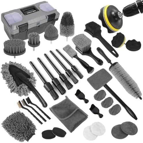 Car Detailing Kit, Car Detailing Brush Set, Car Cleaning Kit, Auto Detailing by NIKCOSMK