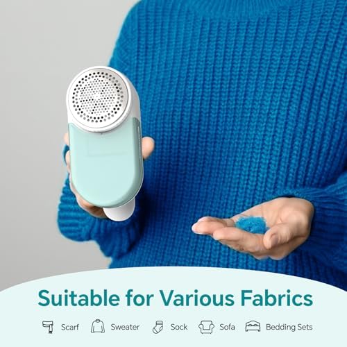 BEAUTURAL Fabric Shaver and Lint Remover, Portable Sweater Defuzzer - Image 6