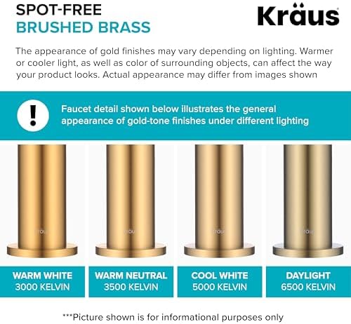 KRAUS Dishwasher Air Gap in Brushed Brass - Image 6