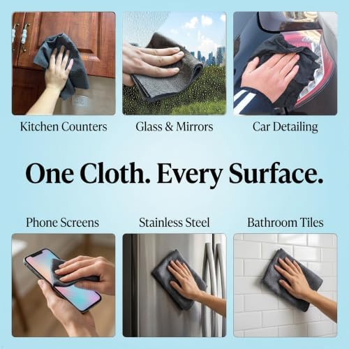 Thickened Magic Cleaning Cloths 5-Pack 11.8x11.8 Inch Works - Image 4