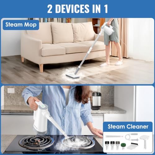 FEPPO Steam Mop & Detachable Handheld Steam Cleaner - Image 2