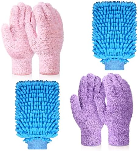 Potchen 6 Pcs Microfiber Dusting Mitt Glove by Potchen