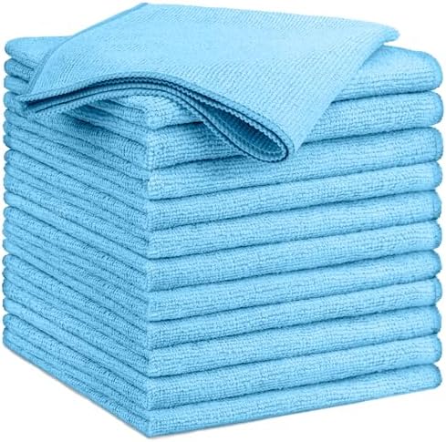 GLIMGLINT Microfiber Cleaning Cloth, 12 Pack Towels by Unknown