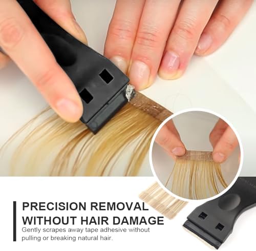 Hair Extension Plastic Scraper Kit Tape Remover Razor Scraper - Image 3