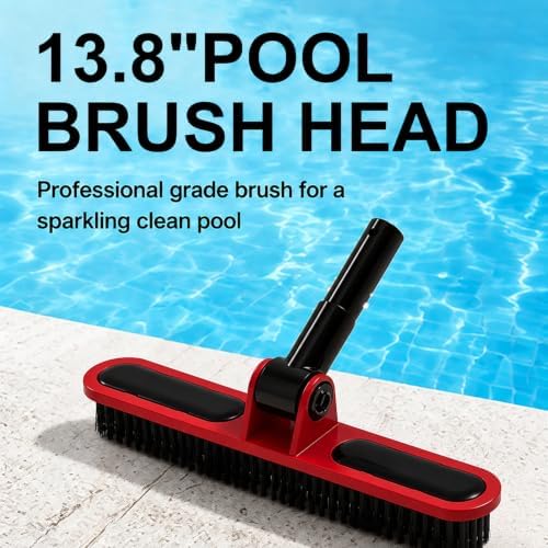 13.7" Swimming Pool Brush Head for Cleaning Pool Walls - Image 2