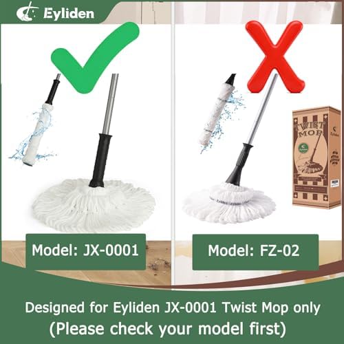 2-Pack Mop Head Refills, Compatible - Image 2