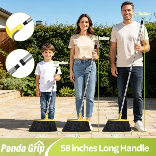 Panda Grip 2 Pack Outdoor Broom - Image 3