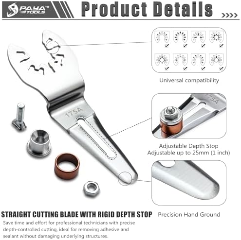 Straight Cutting Blade with Rigid Depth Stop - Image 2