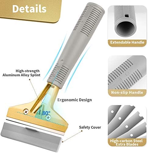Razor Blade Scraper, 4 Inch Scraper Tool - Image 3