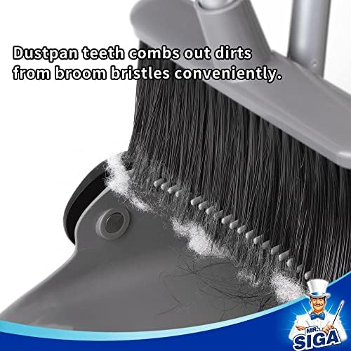 MR.SIGA Broom and Dustpan Set - Image 4