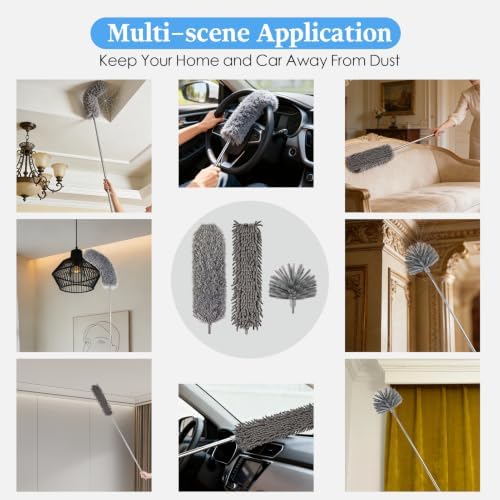 Microfiber Feather Duster 5-in-1 Kit - Image 6