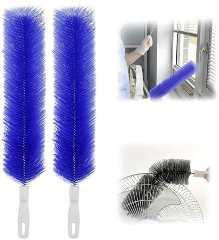 Bendable Microfiber Head, 2026 Fan Cleaner Brush Reusable Dust Remover Washable by TAIRUNF