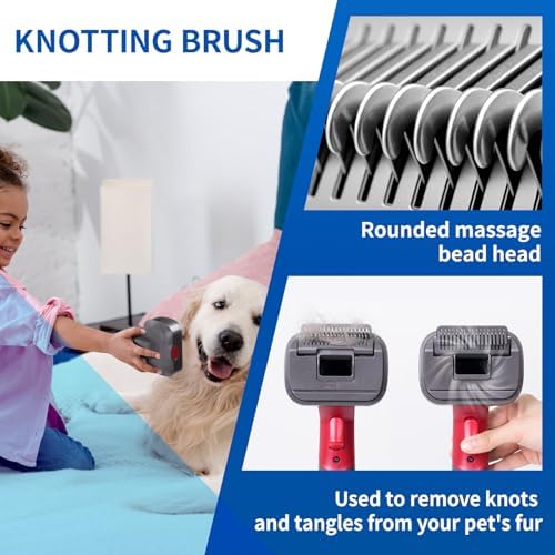 2-in-1 Pet Grooming Kit Compatible - Image 4