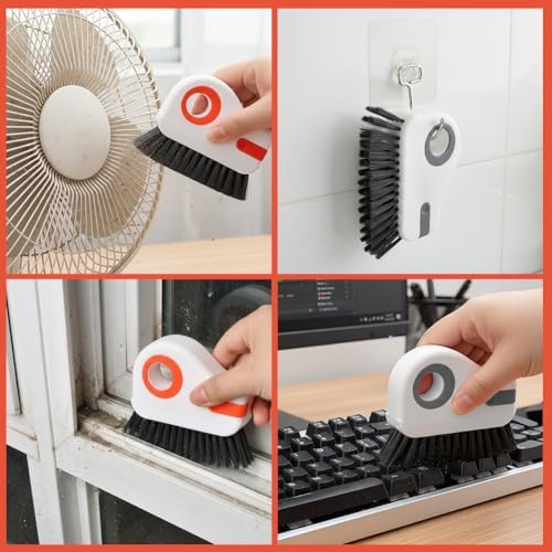 Crevice Cleaning Brush Tool, Hard Bristle Gap Scrubber - Image 6