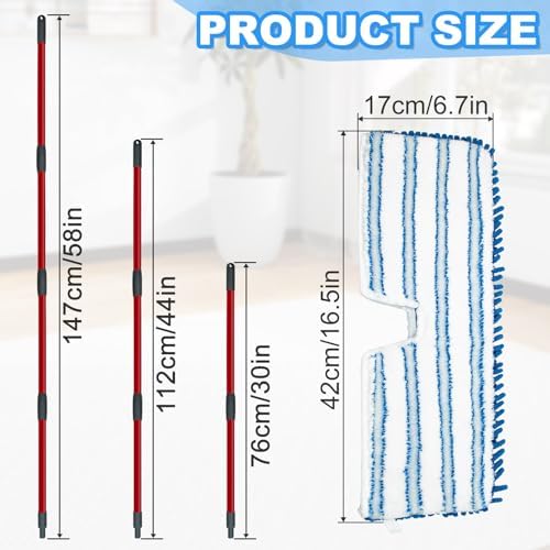 Microfiber Mops for Floor Cleaning, Flat Mop - Image 3