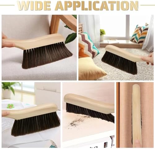 2 Pieces Woooden Hand Broom Dust Brush - Image 4