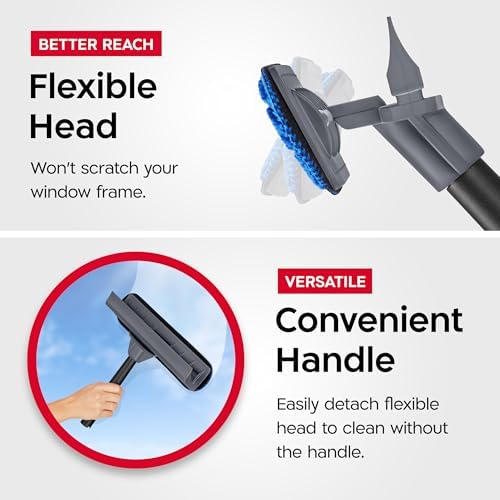 Tyroler Window Squeegee with Extension Pole 12"-110" | 100% Silicone Head - Image 5