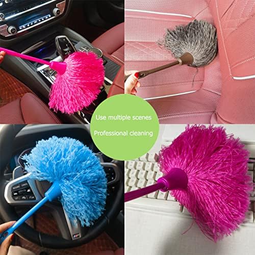 3 Pack Hand Grips Fluffy Microfiber Delicate Duster, Mini Washable Dusting Brush - Image 5