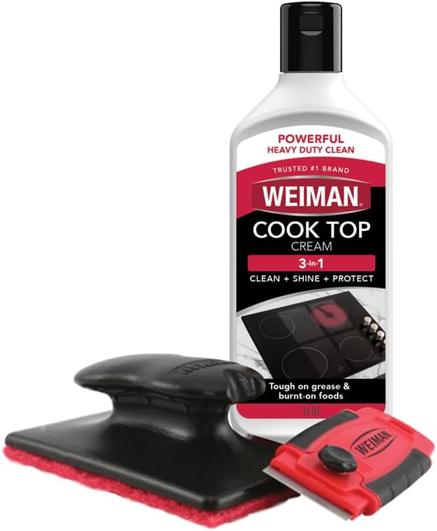 Weiman Glass & Ceramic Cooktop, Stove Top & Oven Cleaner Kit by Weiman