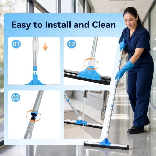 YONILL Floor Squeegee for Concrete and Tile Floor - Image 6