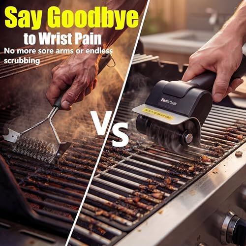 Electric Grill Brush, BBQ Grate Cleaner - Image 3