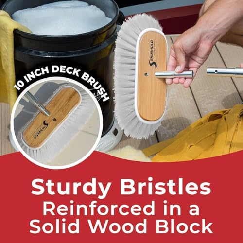 Shurhold Classic Deck Brush – Boat Cleaning Brush - Image 6