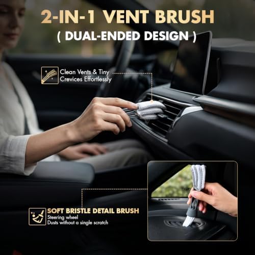 VCANENERGY 29PCS Car Cleaning Kit Interior Detailing - Image 5