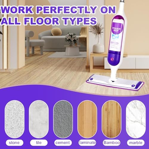 6 Pack Reusable Microfiber Mop Pads - Image 7