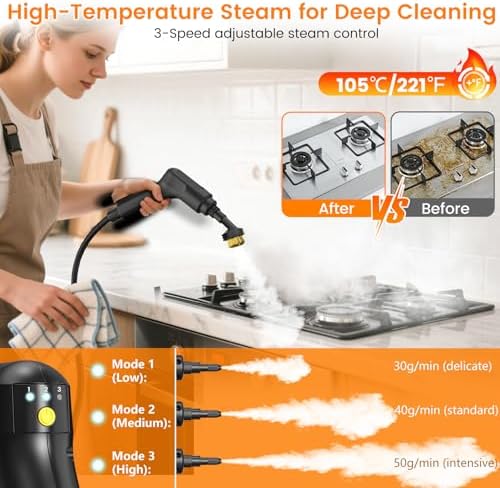 Granarbol Pressurized Handheld Steam Cleaner - Image 4