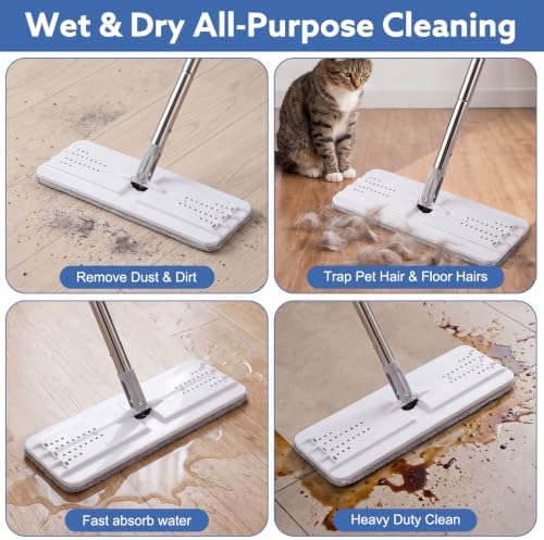 4 Pack 13"×4.9" Mop Replacement Pads Compatible - Image 4
