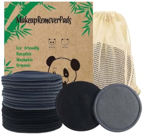Reusable Makeup Remover Pads 20 Pack Reusable Makeup Cotton Rounds by Sopurrrdy