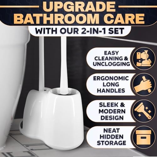 Toilet Plunger and Brush Set - Image 4