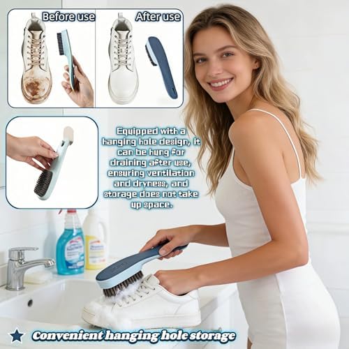Ergonomic Shoe & Clothing Brush Set - Image 6