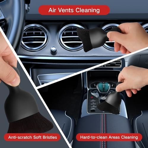 Qydipclin 7pcs Windshield Cleaner Tool Car Interior Window Cleaning Kit - Image 6