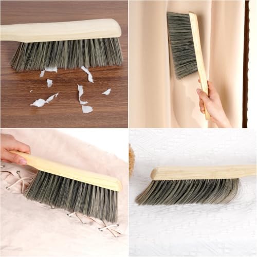 Rbenxia Wooden Handle Bench Brushes Soft Household Dust Cleaning Brushes - Image 5