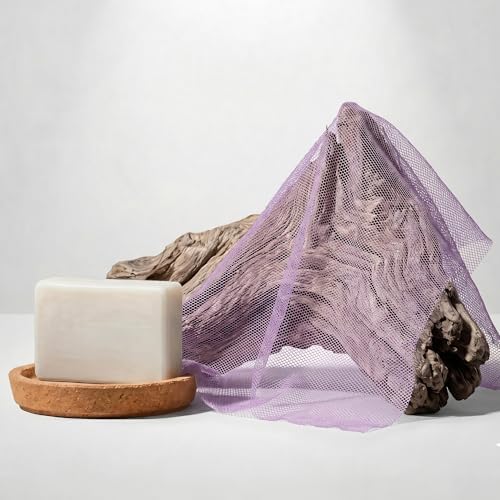 UJFQBH Authentic African Net Sponge 3 Pack, Exfoliating Body Scrubber - Image 6