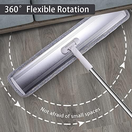 Flat Dust Mop 32 in Commercial Microfiber Mop Floors Heavy Duty - Image 6