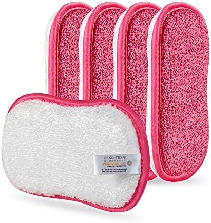 Reusable Sponges for Dishes, Kitchen Sponge for Washing Dishes Pack 5/10 by comfso