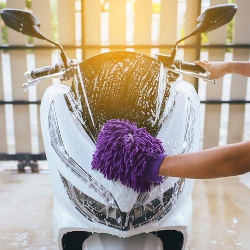 Potchen 6 Pcs Microfiber Dusting Mitt Glove - Image 6