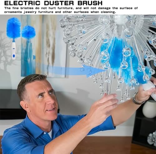 Electric Duster Brush, 180 Degree Bendable Electrostatic Cleaning Tool - Image 7