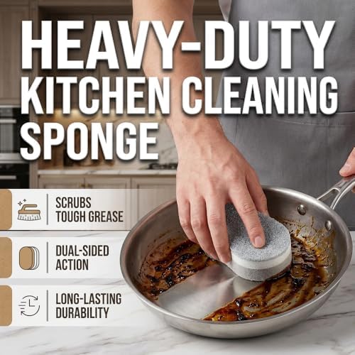 Cleaning Sponges Eraser, 2026 Upgrade Multi-Functional Eraser, Sponge Scrubber - Image 2