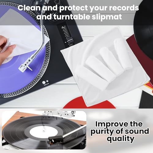 Honeydak 8 Pack Microfiber Vinyl Record Cleaning Cloths, 12 x 12Inch - Image 6