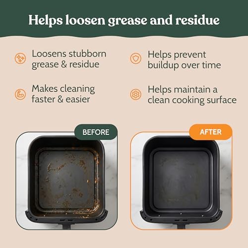 Roobi Air Fryer Cleaner, 6 Powder Sachets + Brush - Image 5