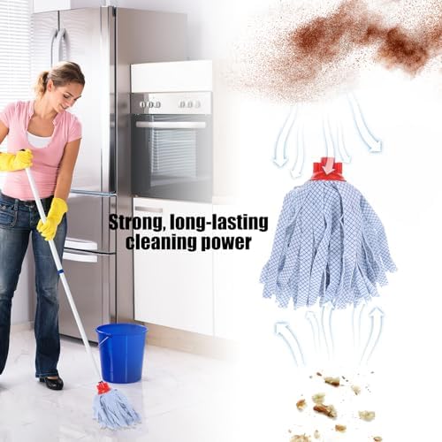 Cabilock 2Pcs Mop Head Replacement | Absorbent | Self Wringing Mop | Mop Refill - Image 3