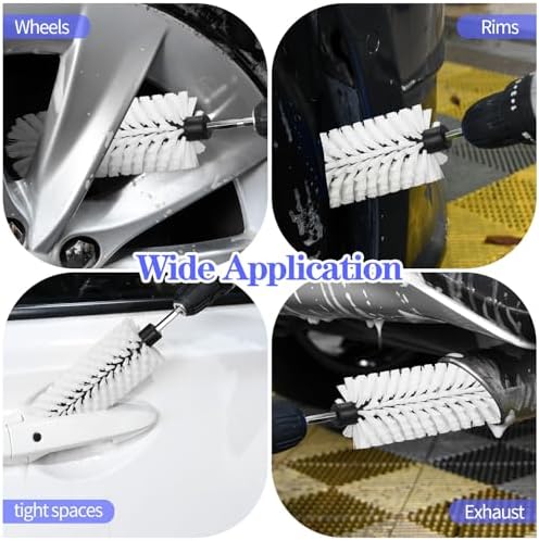 1 Pack Drill Brush for Car Wheel and Bottle - Image 6
