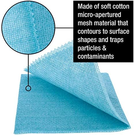 TCP Global Pure Blue Low Tack Superior Tack Cloth - Image 4