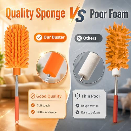 Hand Duster for Cleaning, 360° Bendable Duster - Image 2